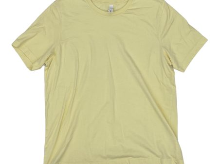 YELLOW TOP SS BASIC by BELLA + CANVAS Size:XL on Sale