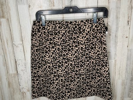 Animal Print Skirt Midi Loft, Size 0 Sale