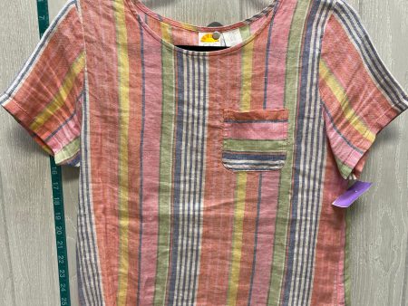 Striped Pattern Top Short Sleeve C And C, Size Xs Fashion