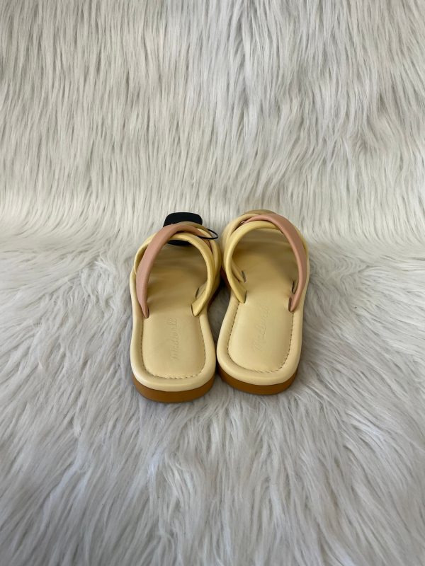 Yellow Sandals Flats Madewell, Size 6 Hot on Sale