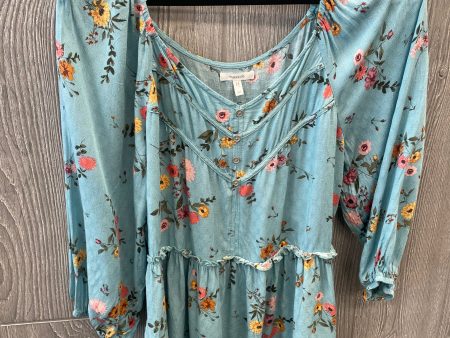 Teal Top Long Sleeve Maurices, Size M For Sale