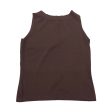 BROWN DRESSBARN TOP SLEEVELESS, Size S Fashion