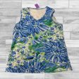 Blue & Green Top Sleeveless Clothes Mentor, Size S Supply