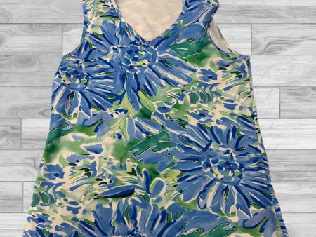 Blue & Green Top Sleeveless Clothes Mentor, Size S Supply