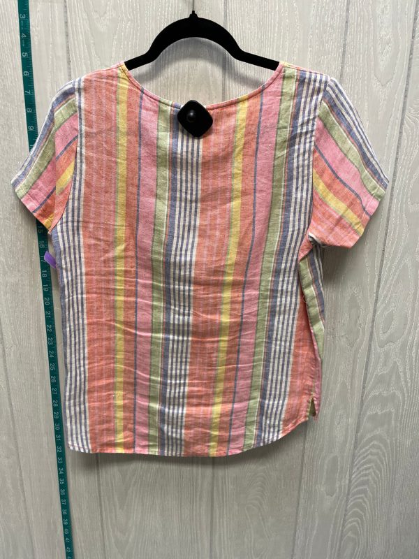 Striped Pattern Top Short Sleeve C And C, Size Xs Fashion