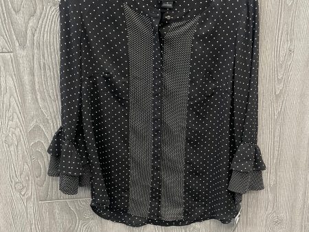 Black Top Long Sleeve Liz Claiborne, Size S Fashion