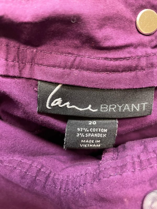 Purple Shorts Lane Bryant, Size 20 For Cheap