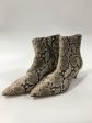 Snakeskin Print Boots Ankle Heels Splendid, Size 8.5 Online now