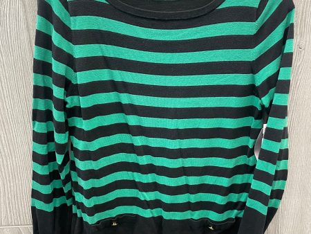 Striped Pattern Top Long Sleeve Jones New York, Size Petite  M Online