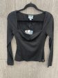 Black Top Long Sleeve Clothes Mentor, Size S Cheap