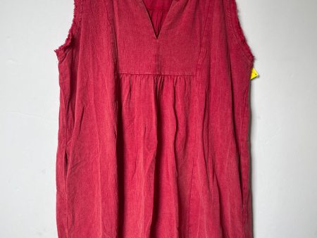 Red Dress Casual Short Umgee, Size 1x For Sale