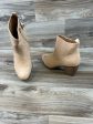 Tan Boots Ankle Heels White Mountain, Size 8.5 Online Hot Sale