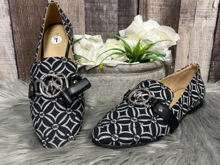 Black & White Shoes Designer Michael By Michael Kors, Size 7 Online now