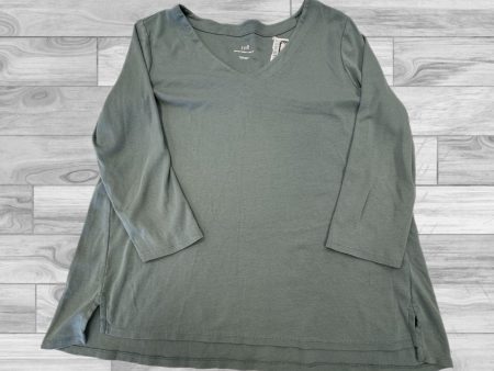 Teal Top 3 4 Sleeve Basic J. Jill, Size L Hot on Sale