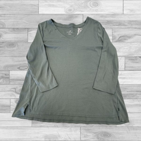 Teal Top 3 4 Sleeve Basic J. Jill, Size L Hot on Sale