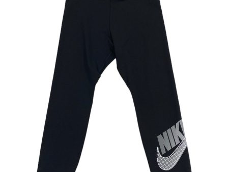 Black Athletic Capris Nike, Size M Online