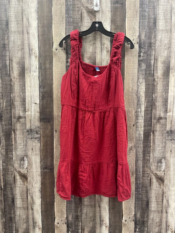 Red Dress Casual Short Old Navy, Size Xl Fashion