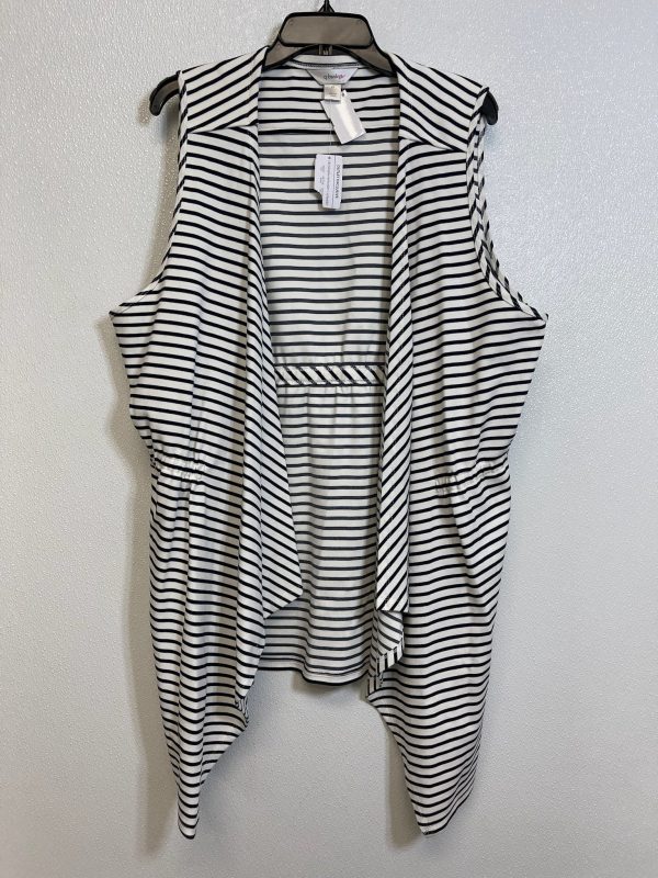 Striped Vest Other Cj Banks, Size 2x Online Sale