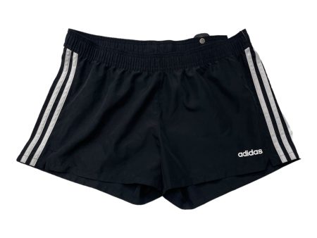 Black Athletic Shorts Adidas, Size L Hot on Sale