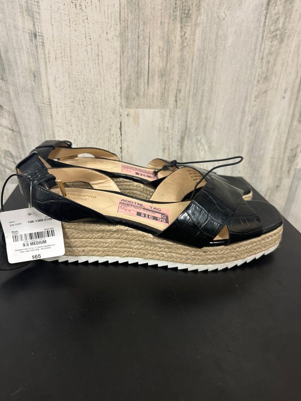 Black Sandals Heels Platform Liz Claiborne, Size 9.5 on Sale