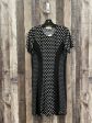 Black & White Dress Casual Midi Michael Kors, Size M For Sale