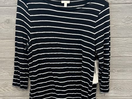 Striped Pattern Top Long Sleeve Talbots, Size Petite  M Cheap