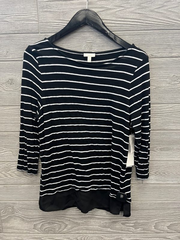 Striped Pattern Top Long Sleeve Talbots, Size Petite  M Cheap