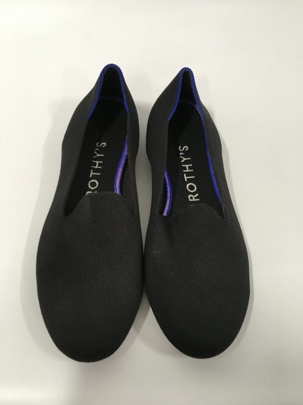 Black Shoes Flats Ballet Rothys, Size 7 Supply