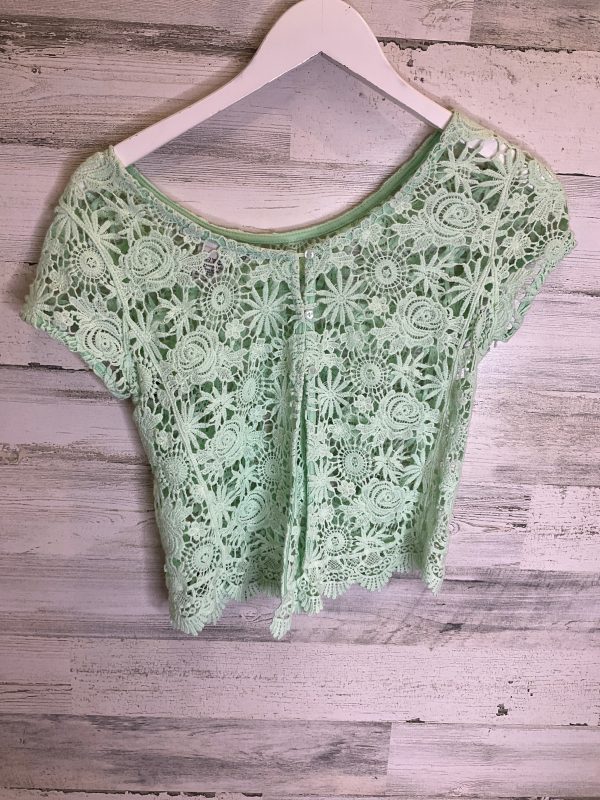 Green Top Short Sleeve American Rag, Size S Online