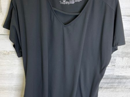 Black Top Short Sleeve Tranquility, Size Xxl on Sale