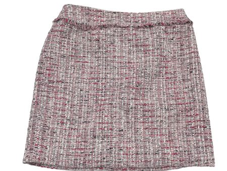 PINK & WHITE SKIRT MINI & SHORT by WHITE HOUSE BLACK MARKET Size:12PETITE Fashion