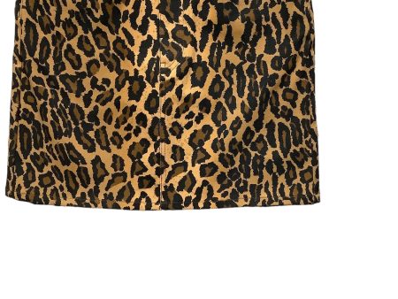 Leopard Print Skirt Luxury Designer Miu Miu, Size 2 Online