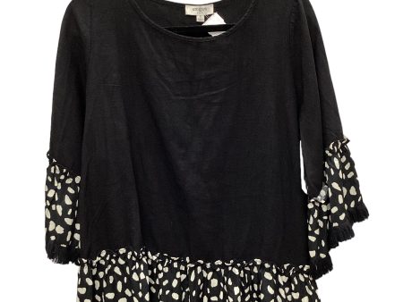 Black Top Short Sleeve Umgee, Size S Cheap