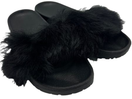 UGG Furry Slides, Size 6 For Discount