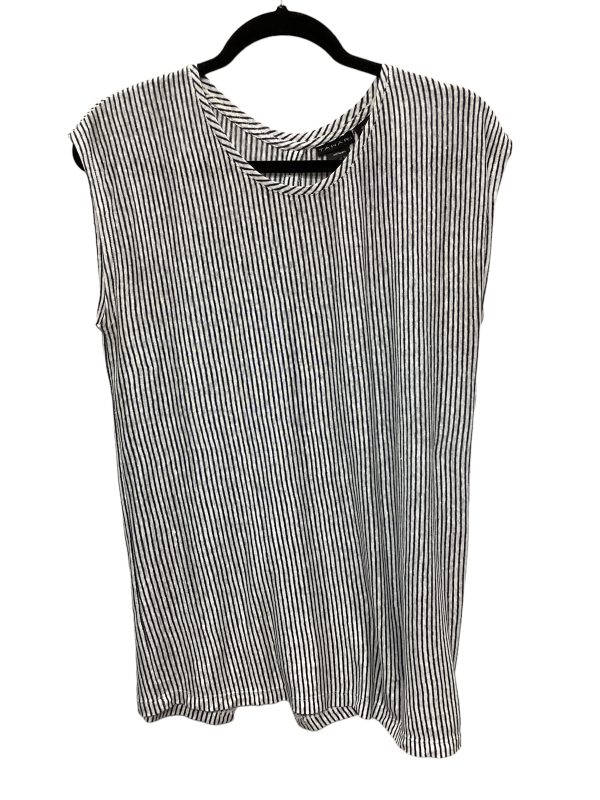 Blue Top Sleeveless Tahari By Arthur Levine, Size M For Sale