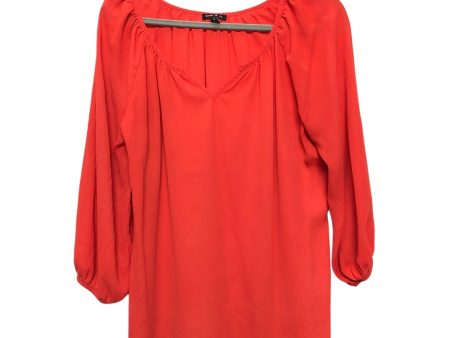 Red Blouse 3 4 Sleeve Sami & Jo, Size M Online Sale