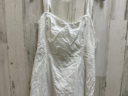 White Dress Casual Short Abercrombie And Fitch, Size L For Sale