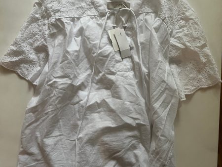 White Top Short Sleeve Loft NWT, Size Xl For Sale