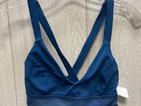 Blue Athletic Bra Lululemon, Size S Hot on Sale