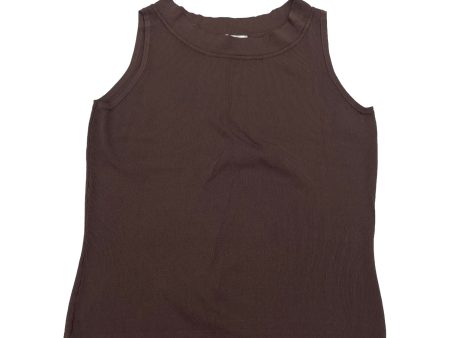 BROWN DRESSBARN TOP SLEEVELESS, Size S Fashion