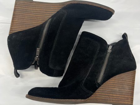 Black Shoes Heels Wedge Lucky Brand, Size 11 Online Hot Sale