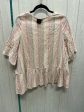 Striped Pattern Top Short Sleeve Easel, Size S Discount