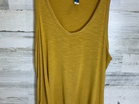 Yellow Top Sleeveless Basic Old Navy, Size Xl Sale