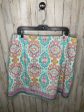 Multi-colored Skirt Midi Talbots, Size 14 For Discount