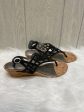 Black & Tan Sandals Heels Wedge Kelly And Katie, Size 7 For Discount