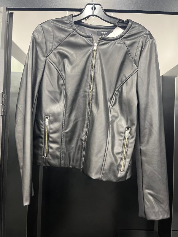 Black Jacket Moto Premise, Size M For Sale