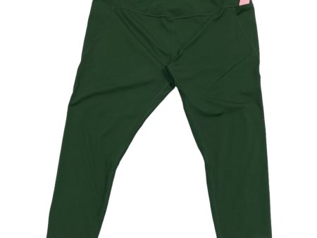 Green Athletic Capris Zella, Size 3x on Sale