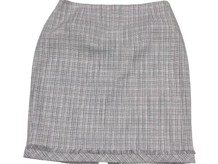 PURPLE & WHITE SKIRT MINI & SHORT by WHITE HOUSE BLACK MARKET Size:12 Fashion