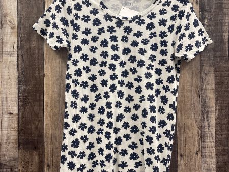 White Top Short Sleeve J. Crew, Size Xxs on Sale