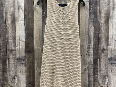 Tan Dress Casual Midi Blue Rain, Size M For Cheap